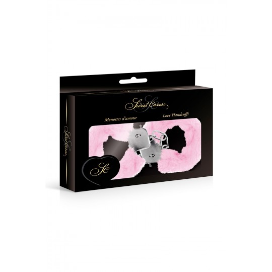 Menottes de poignets rose - Sweet Caress 2